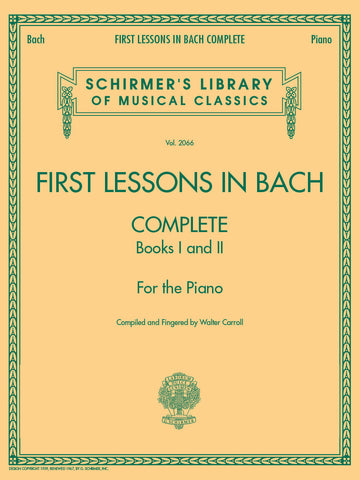 First Lessons In Bach 1 & 2 Complete - Version anglaise