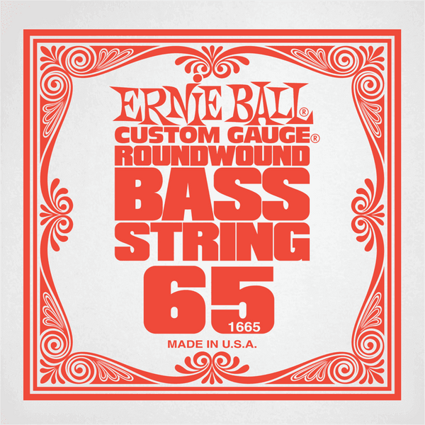 Ernie Ball .065 NICKEL WOUND ELECTRIC BASS STRING SINGLE