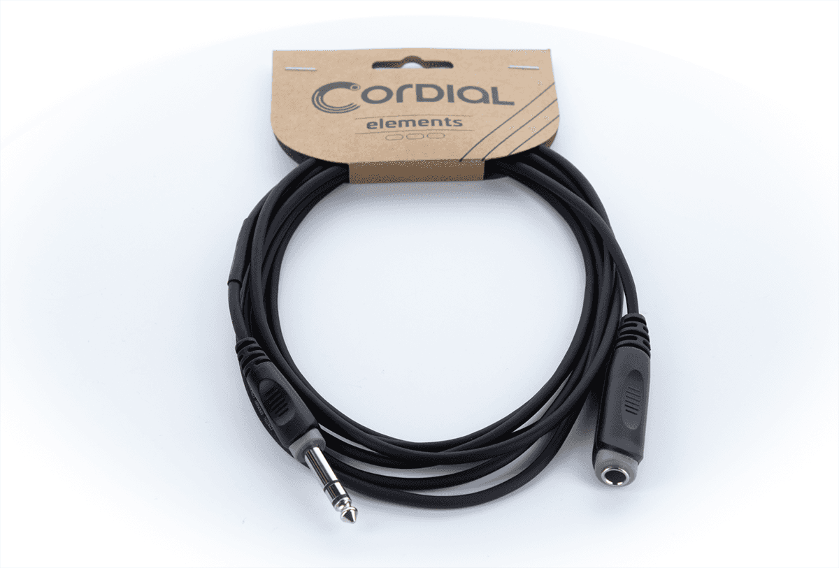 STEREO AUDIO CABLE JACK MALE / FEMALE 3 M