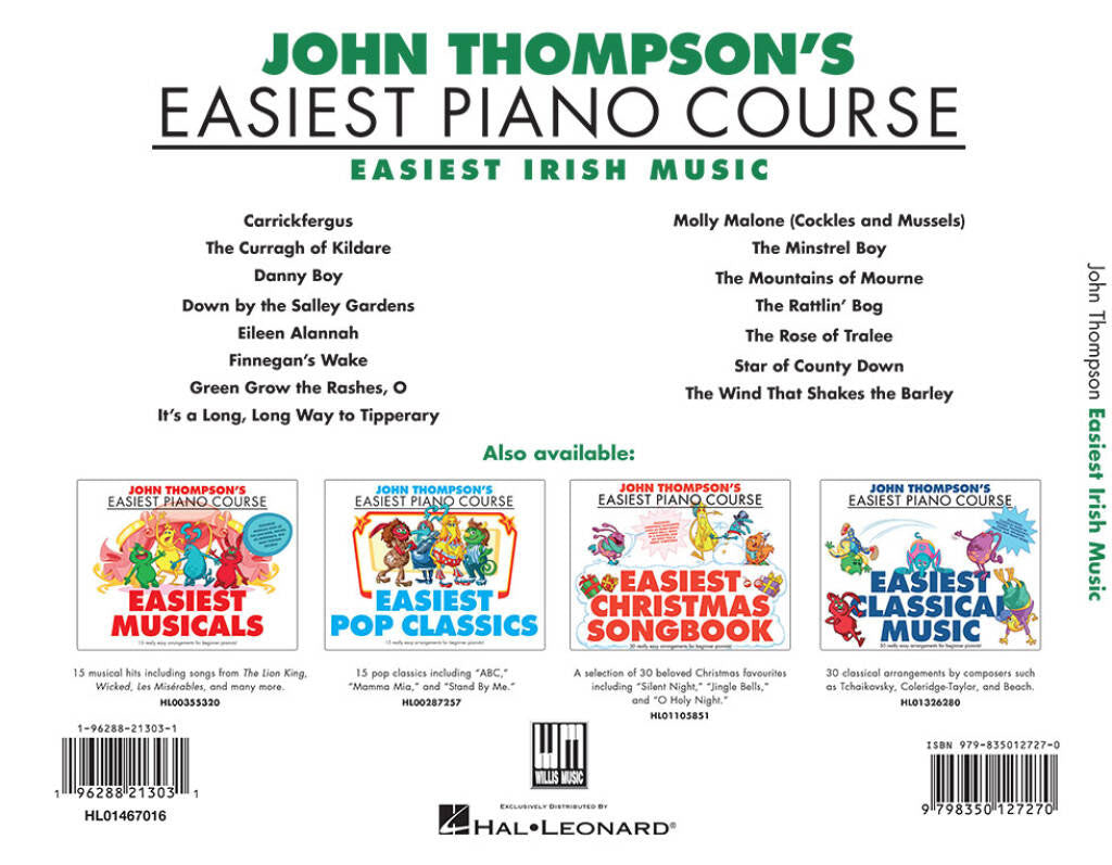 John Thompson's Easiest Irish Music