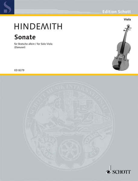 Schott Hindemith Paul - Viola Sonata (1937)