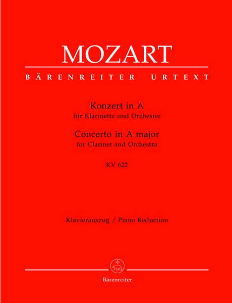 Barenreiter Moz W.A. - Concerto En La Majeur Kv 622 - Clarinette Piano
