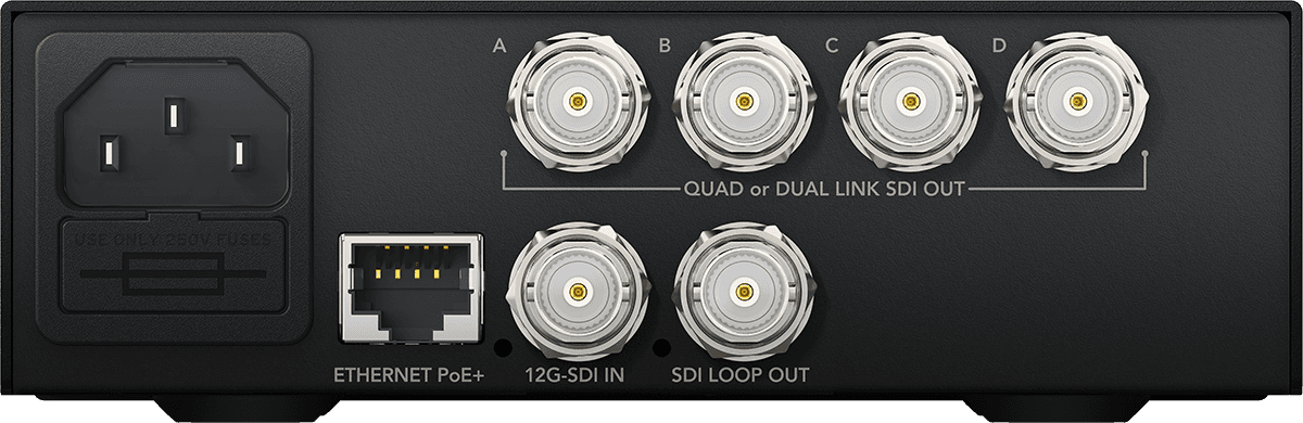 Teranex Mini 12G-SDI to Quad SDI