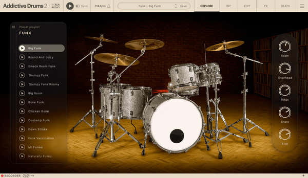 XLN Audio Addictive Drums 2 Funk ADpak