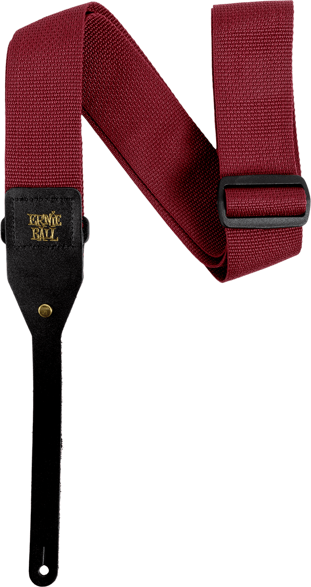 RED WINE PP STRAP FOR ACOUSTIC GUITAR