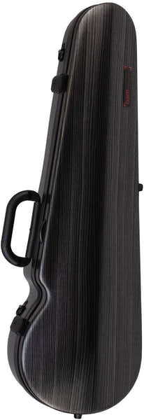 4/4 HIGHTECH CONTOURED VIOLIN CASE - BLACK LAZURE