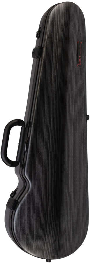 4/4 HIGHTECH CONTOURED VIOLIN CASE - BLACK LAZURE