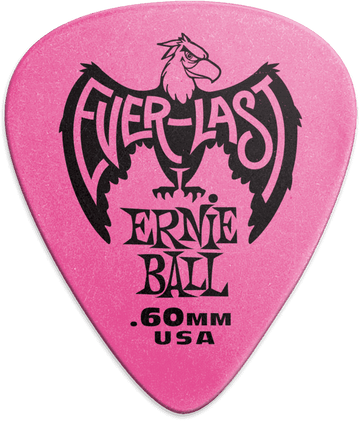 EVERLAST PICKS 12-PACK PINK .6MM