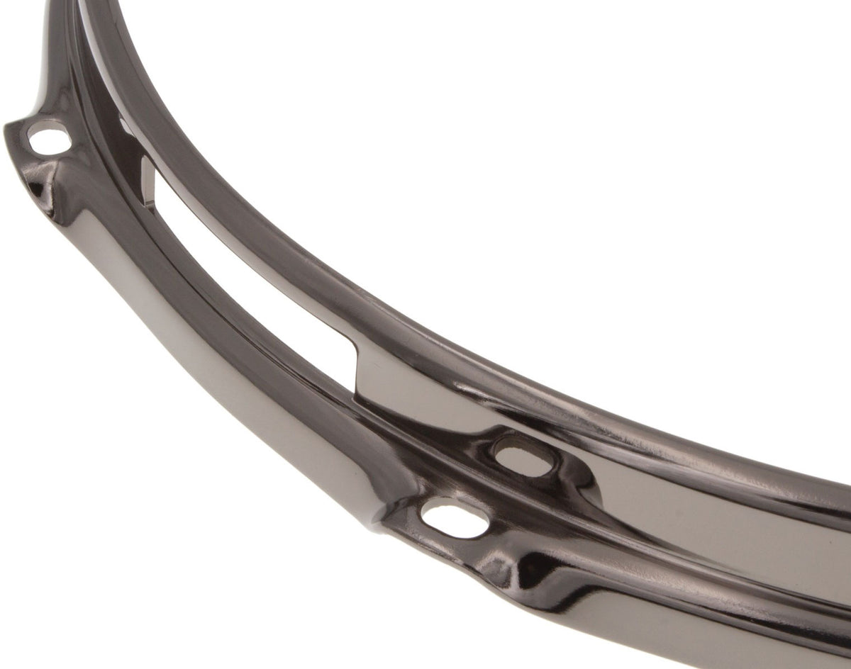 HS23-14-10SBK - 14" 10 Holes Snare Side Black 2.3mm S-Style Triple Flange Drum Hoop
