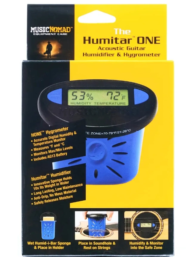 MN311 THE HUMITAR ONE - HUMIDIFIER AND HYGROMETER FOR ACOUSTIC GUITAR