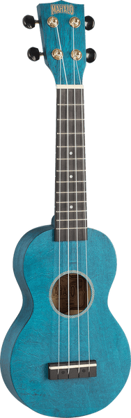 Soprano Ukulele Slim Satin Blue + Gig Bag