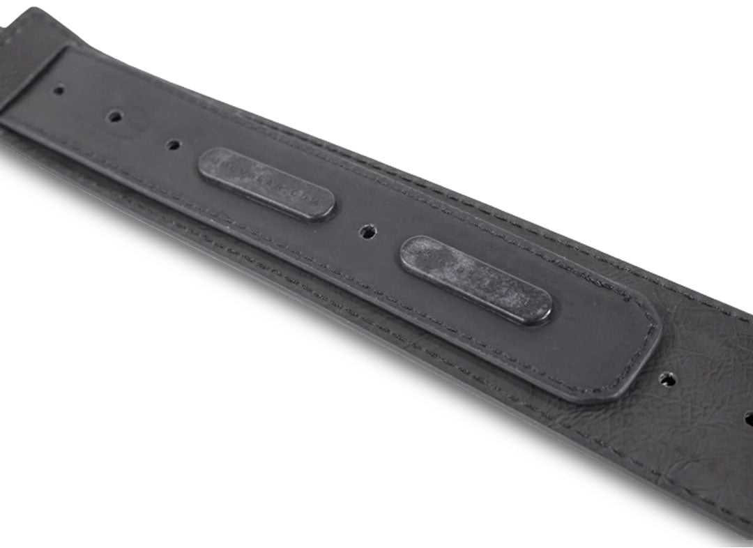 DuoStrap Damian Erskine Signature Double shoulder strap premium leather - Black