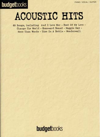 BUDGETBOOKS ACOUSTIC HITS - PVG