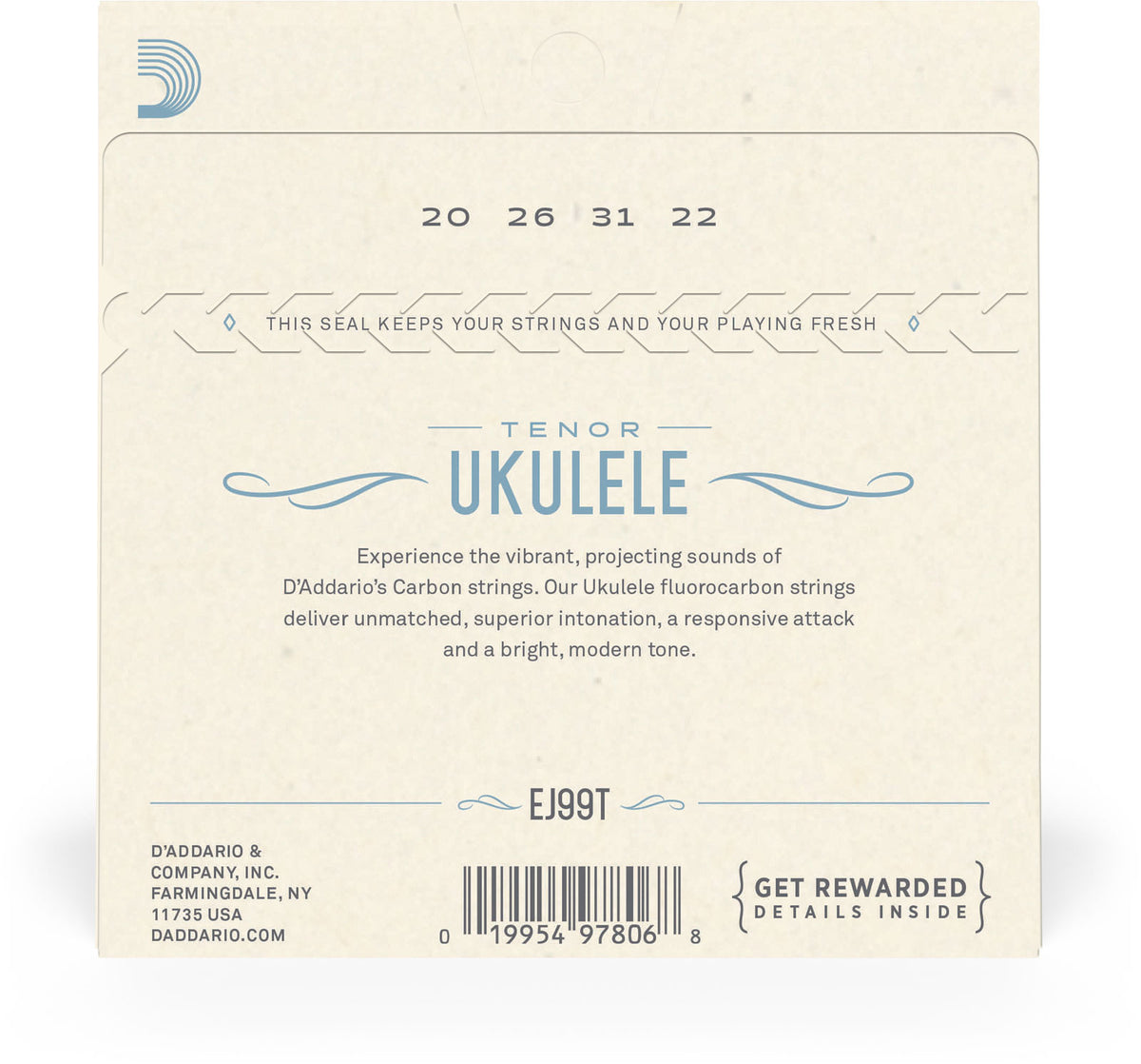 EJ99T Tenor Ukulele Strings