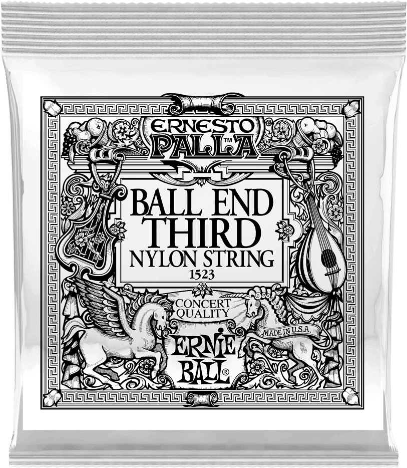 BLACK 3RD ERNESTO PALLA NYLON BALL END CLASSICAL GUITAR STRINGS