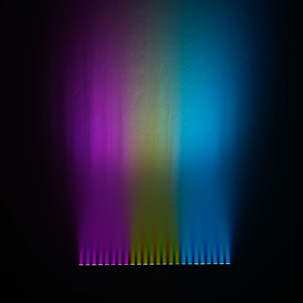 TRIBAR 400 IR - TRICOLOR LED BAR (RGB) 24 X 3 W BLACK BOX WITH INFRARED REMOTE CONTROL