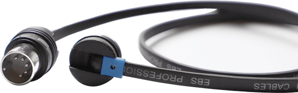 EBS cable MIDI BlueDot flat with flexible head 28 cm