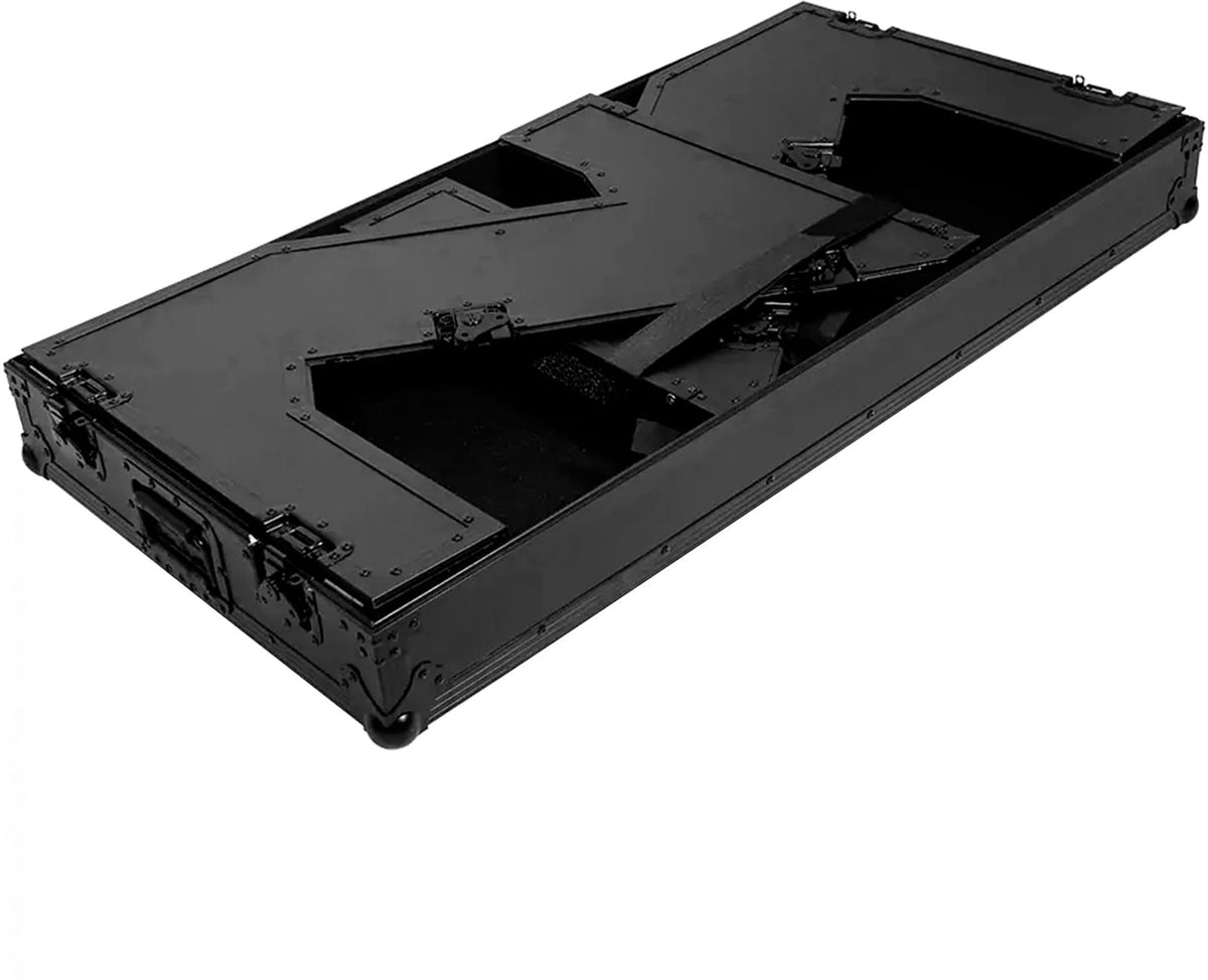 DJ Workstation Table Z Wheel Black