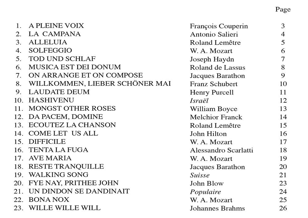 LEMETRE ROLAND - CHANTER EN CANON - VOLUME 3