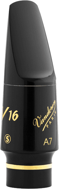 SAXOPHONE MOUTHPIECE ALTO V16 EBONITE A7 S+