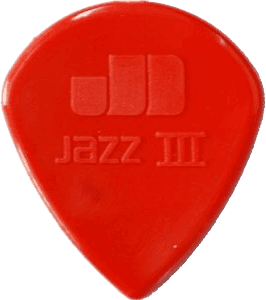 Dunlop NYLON JAZZ III GUITAR 1.38 RED