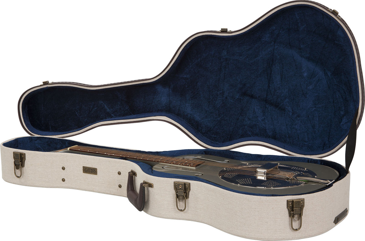Journeyman Resonator Deluxe Wooden Case Beige - GW
