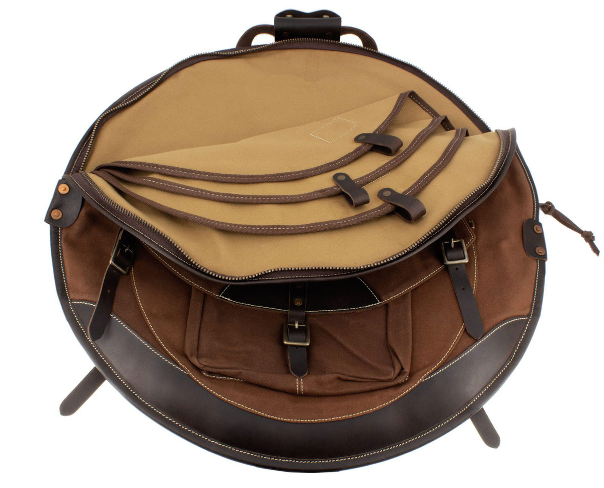 22" BACKPACK CYMBAL CASE - BROWN