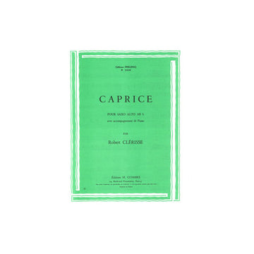 Clerisse - Caprice - Saxophone et Piano