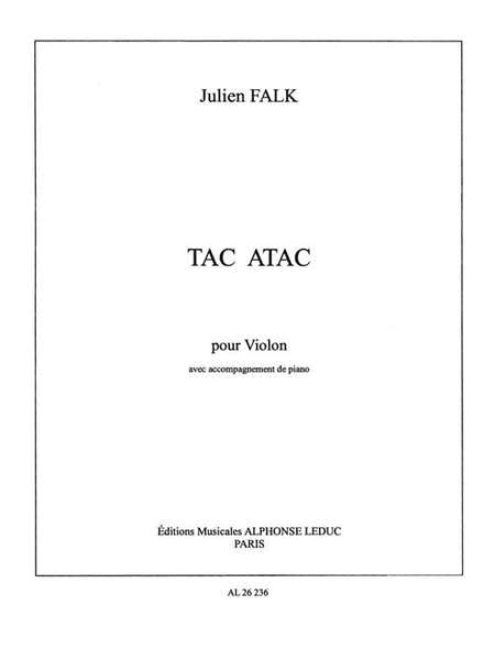 Leduc FALK J. - TAC ATAC - VIOLON ET PIANO