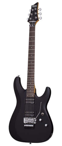 Schecter C-6 Deluxe Fr Satin Black