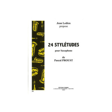 PROUST PASCAL - STYLETUDES (24) - SAXOPHONE