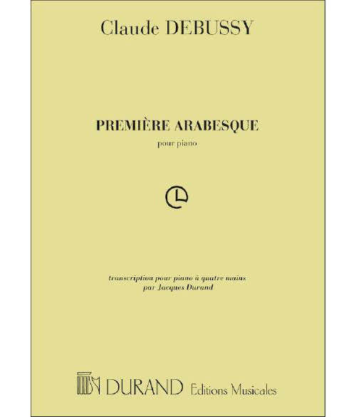 Durand DEBUSSY - PREMIERE ARABESQUE - PIANO 4 MAINS