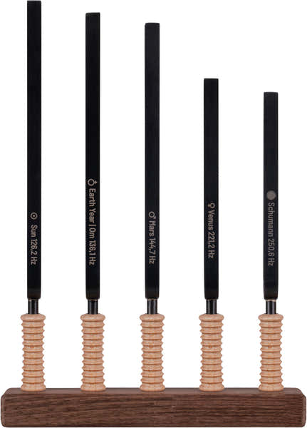 Schlagwerk STF-PL5 Set of 5 tuning forks tuned to the Planetary Essential scale