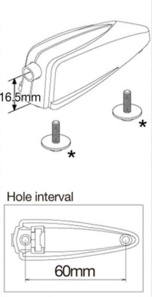 Tama MSL60B - BASS DRUM LUG (HOLE INTERVAL 60MM)