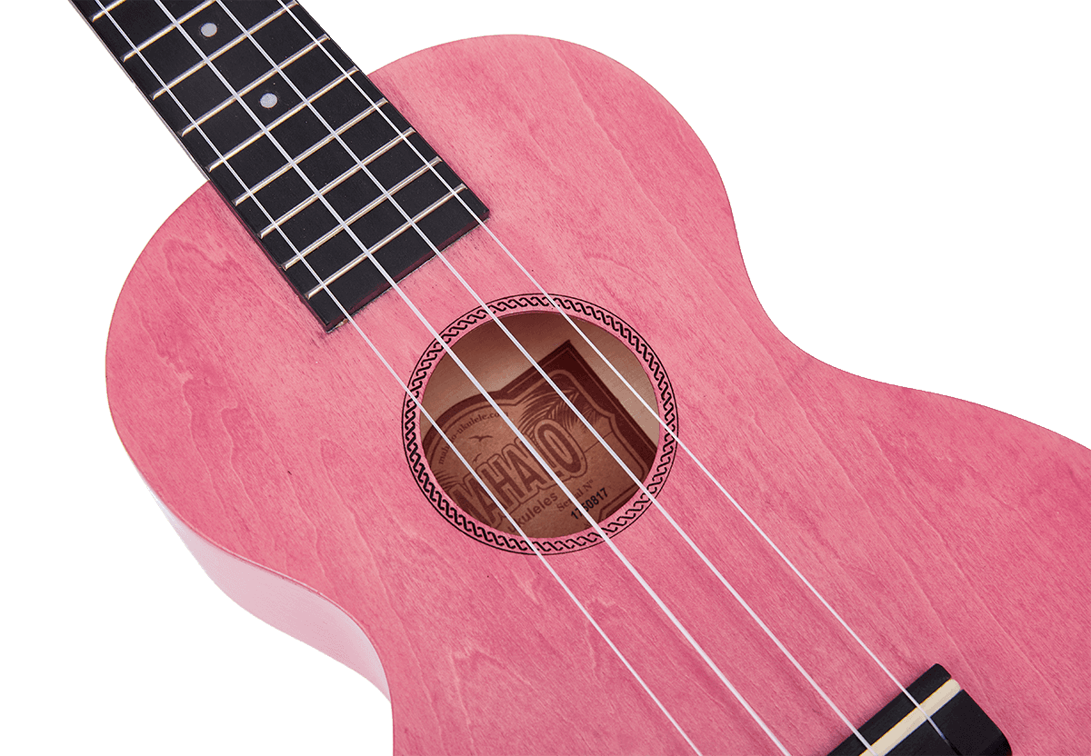 Ukulele Island Concert Coral Pink + Cover