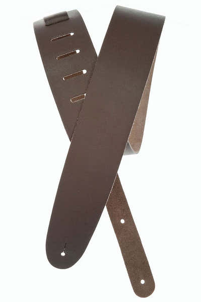 D'ADDARIO Basic Classic Leather Guitar Strap Brown