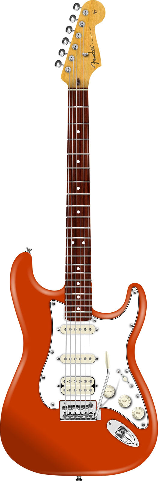 Stratocaster HSS Player II RW Rallye Orange