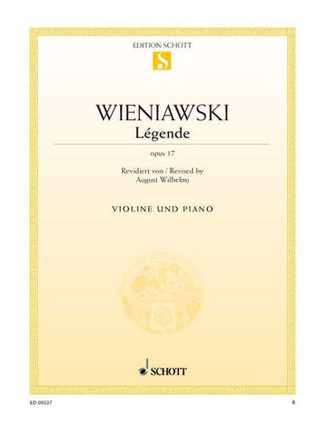 Wieniawski - Légende Op. 17 - Violon et Piano