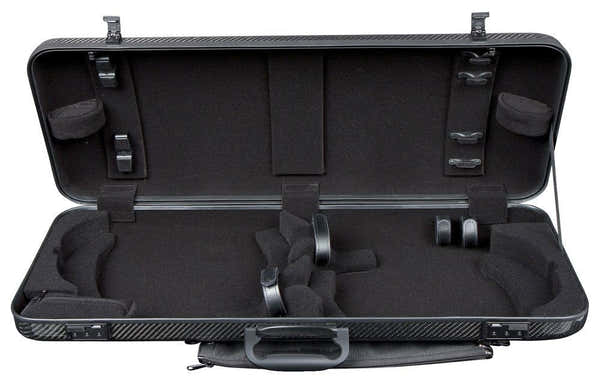 Double Case Idea 2.5 Black (Side Handle) - Violin 4/4