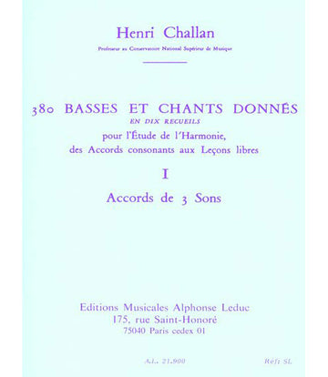 Challan H. - 380 Basses et Chants Donnes Vol.1a Textes