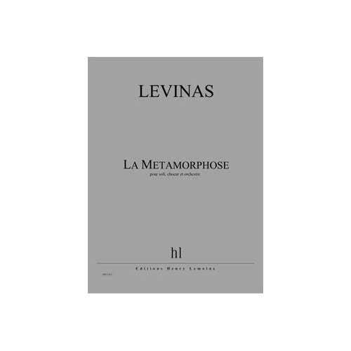 Lemoine Levinas - La Métamorphose - Soli et Ensemble