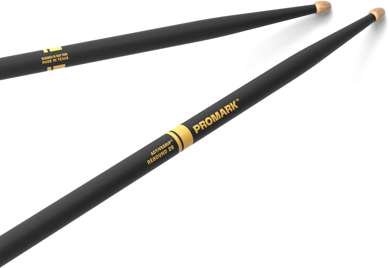 R2BAG - Rebound 2B ActiveGrip Hickory Drumstick Acorn Wood Tip