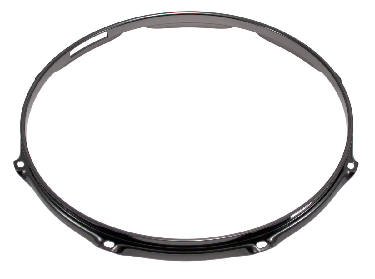 H23-13-8S-BK - 13" 8 HOLES SNARE SIDE BLACK 2.3MM SUPER TRIPLE FLANGE DRUM HOOP