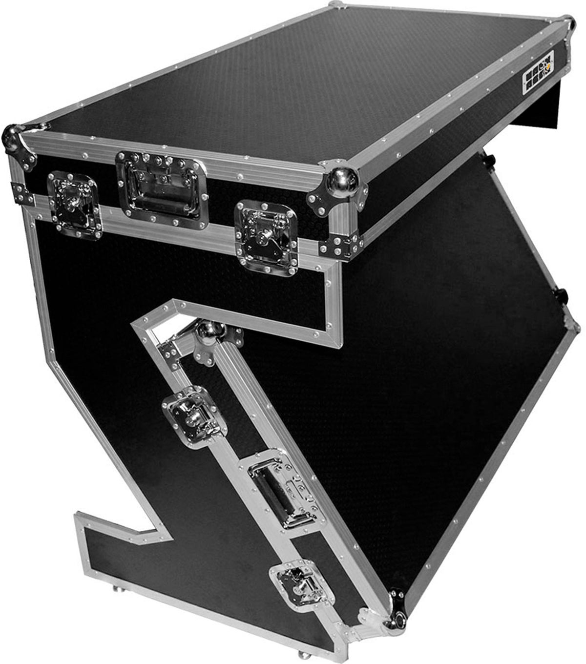 DJ Workstation Table Z Wheel Silver