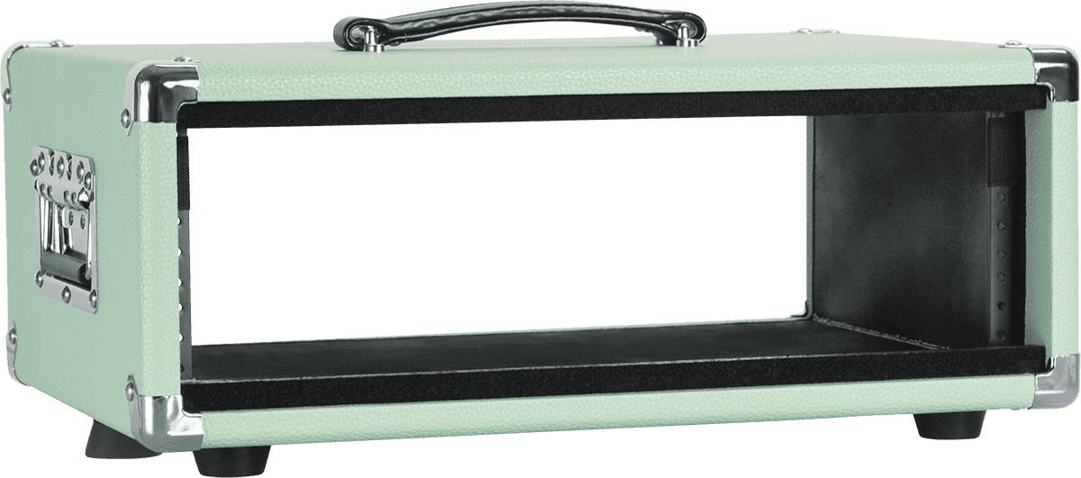 WOODEN RACK 3U VINTAGE AMP SURF GREEN