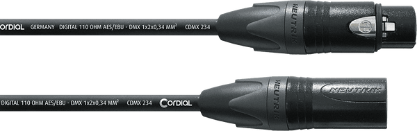 Cordial DMX CABLE 3-PIN 1 M