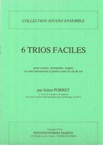 Porret J. - Six Trios Faciles