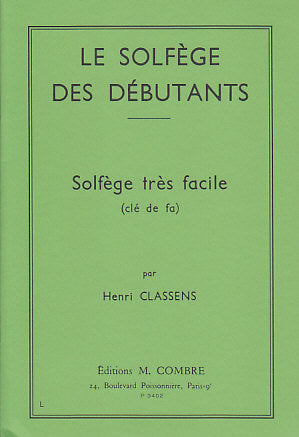 Classens - Solfège Des déBUTANTS-fa