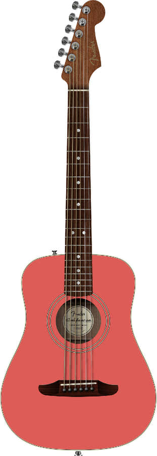 California Standard Redondo Mini with Bag Spruce Top Fiesta Red