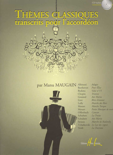Maugain - Themes Classiques Vol.1 + CD - Accordeon